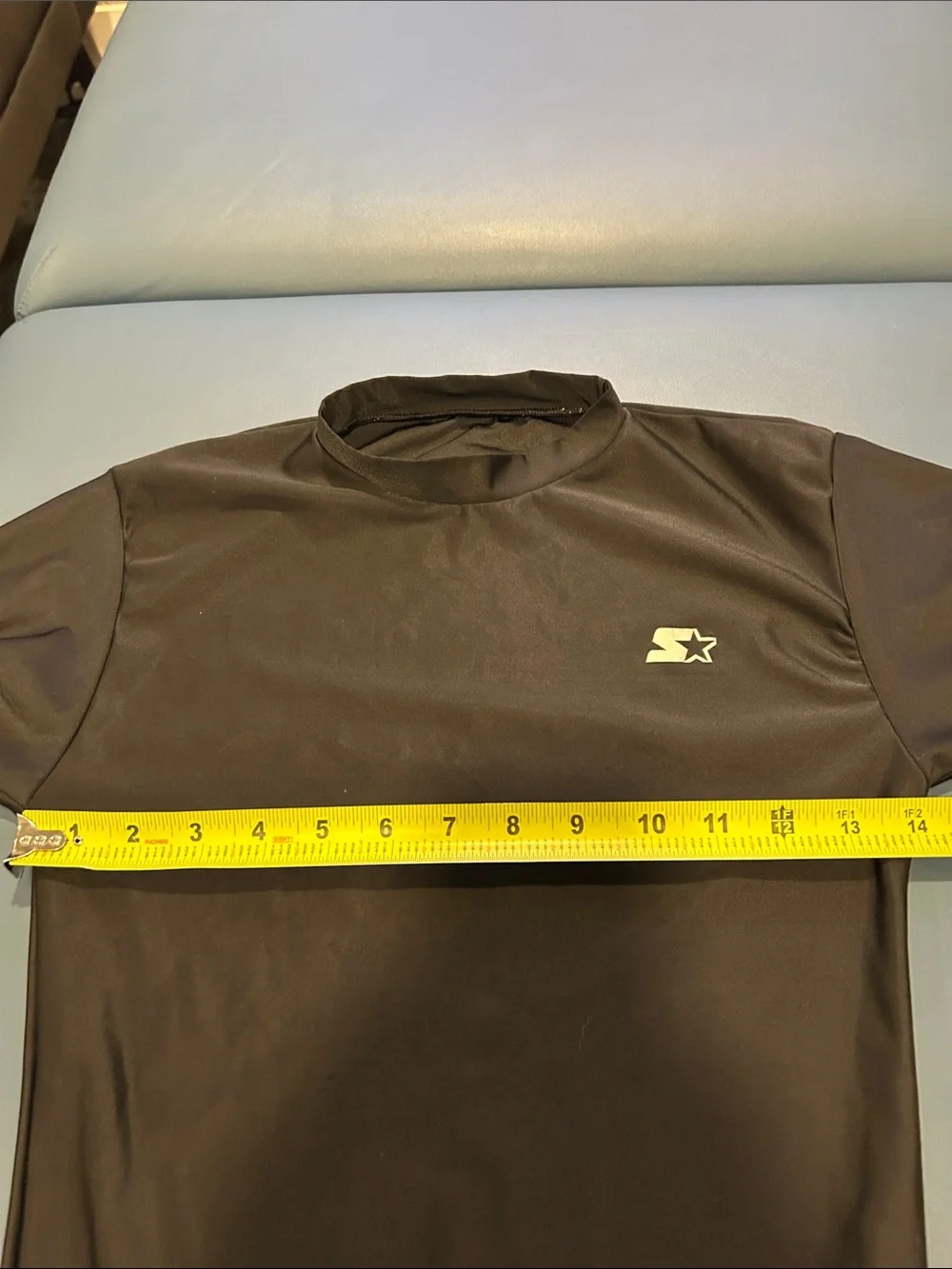 STARTER Black Athletic Mock Neck Top with Logo